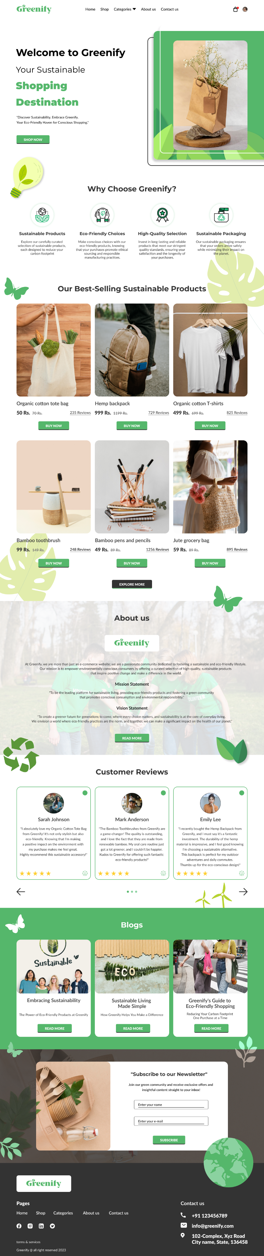 Data points on top of landscape