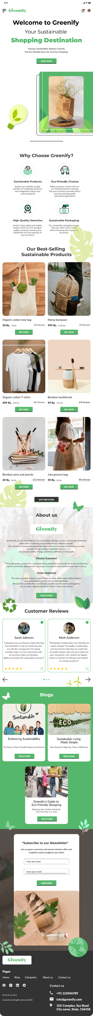 Data points on top of landscape